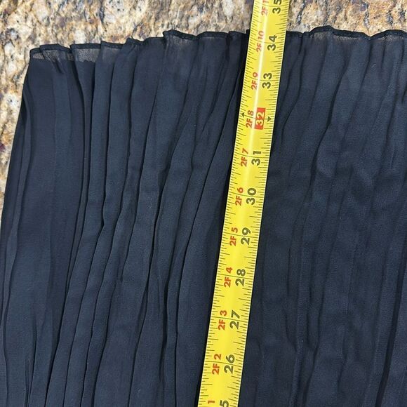 Positive Attitude Vintage Elastic Waist Pleated High Rise Maxi Skirt Size S/M - Picture 6 of 6